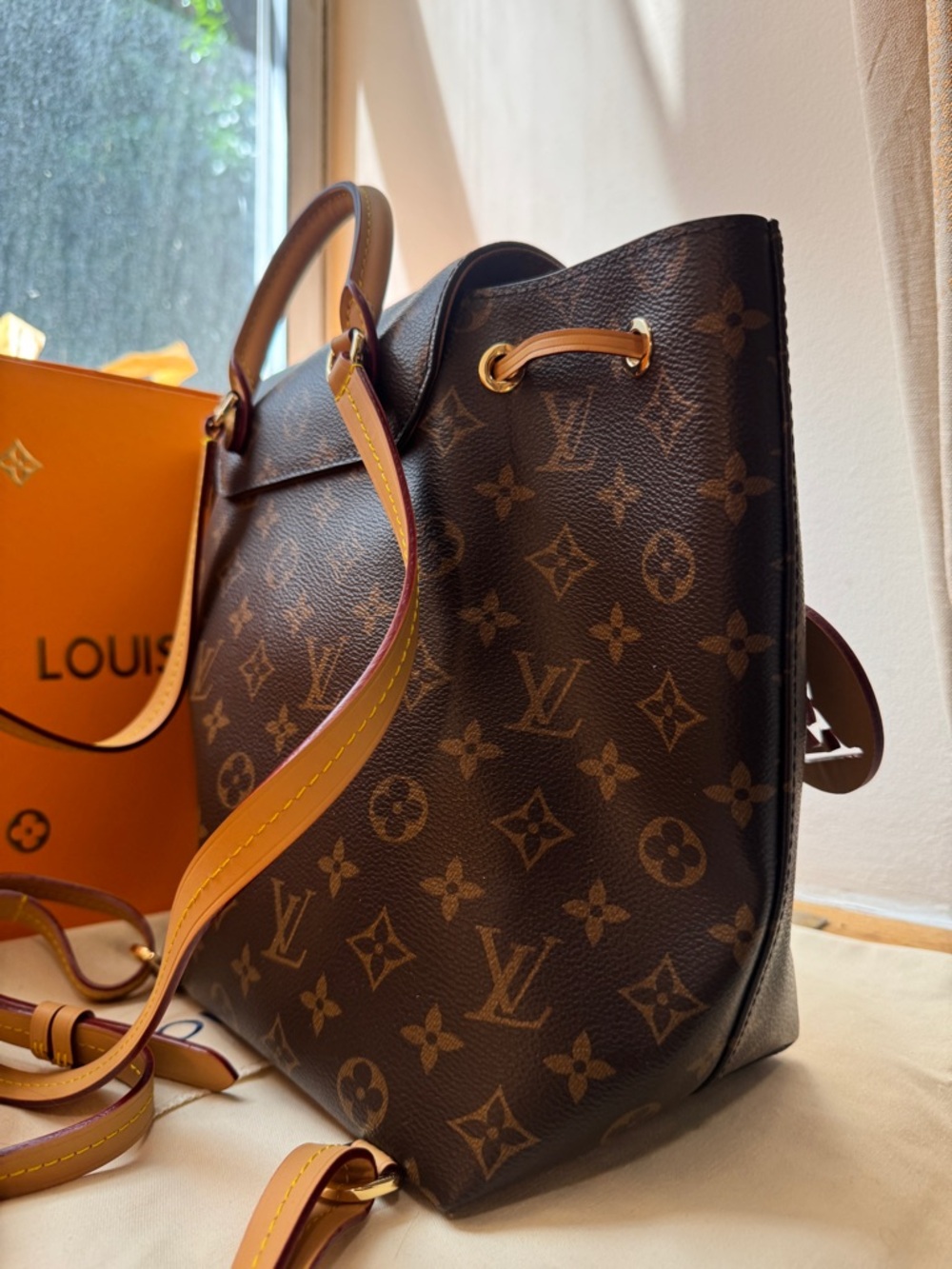 Louis Vuitton Montsouris Backpack - 2022 NEVER! WORN! Grad gift, not my style - Picture 9 of 16